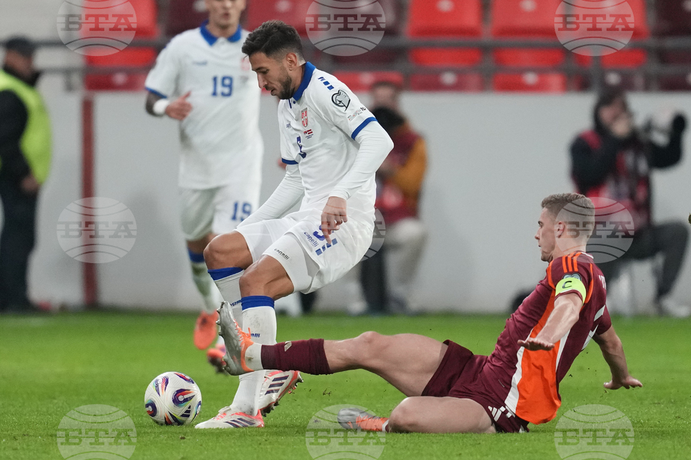 Serbia Latvia WCup Soccer