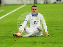 Serbia Latvia WCup Soccer