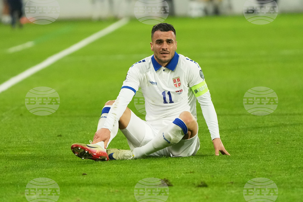 Serbia Latvia WCup Soccer