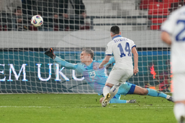 Serbia Latvia WCup Soccer