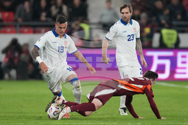 Serbia Latvia WCup Soccer