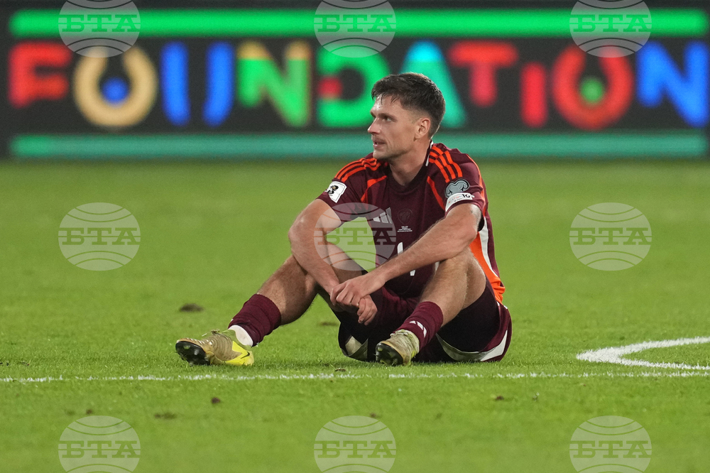 Serbia Latvia WCup Soccer