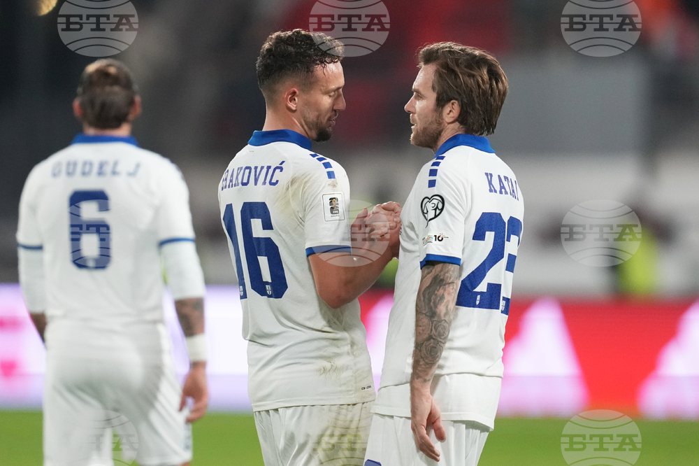 Serbia Latvia WCup Soccer