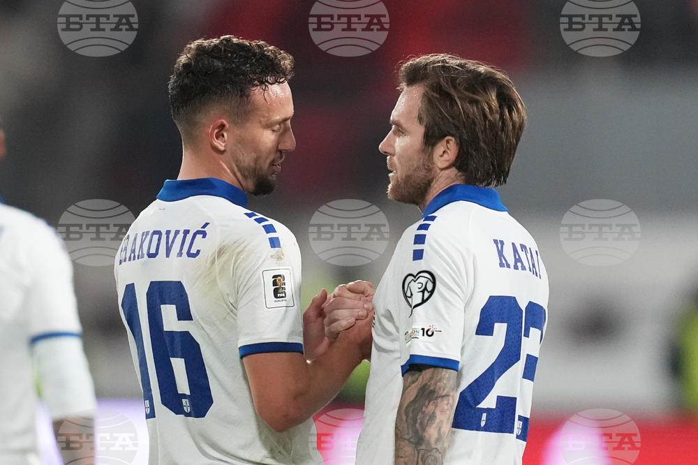 Serbia Latvia WCup Soccer