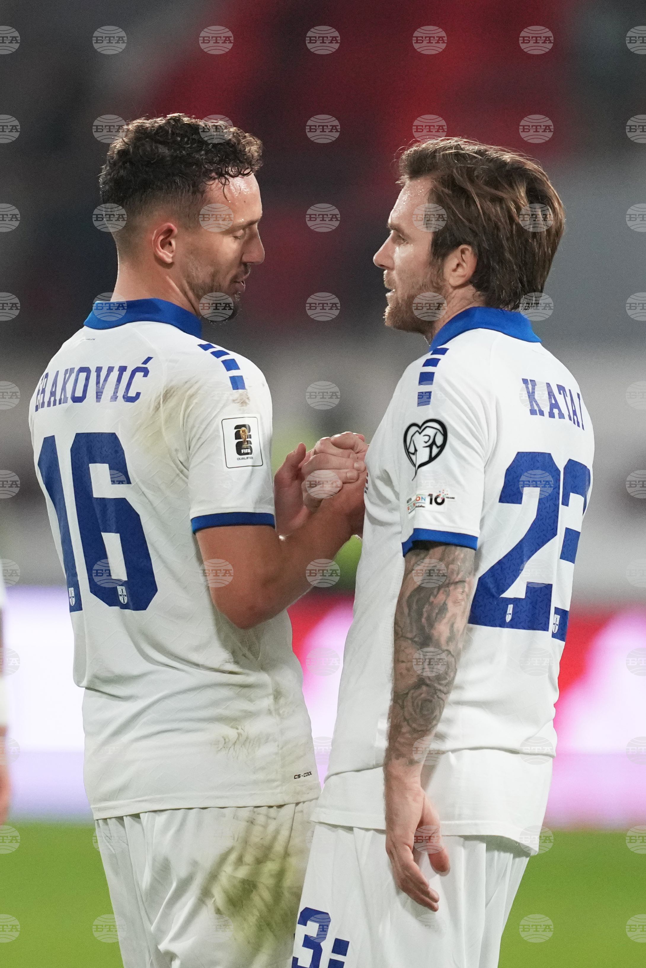 Serbia Latvia WCup Soccer