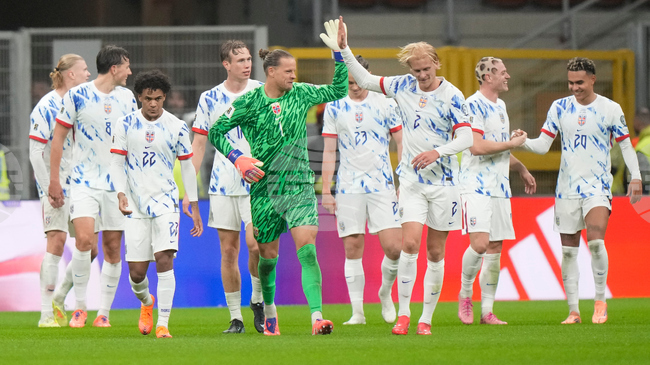 Президентът на ФИФА Джани Инфантино към тима на Норвегия: „След години на упорита работа и всеотдайност, вие се завърнахте на сцената на Световното първенство“