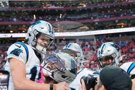 APTOPIX Panthers Falcons Football