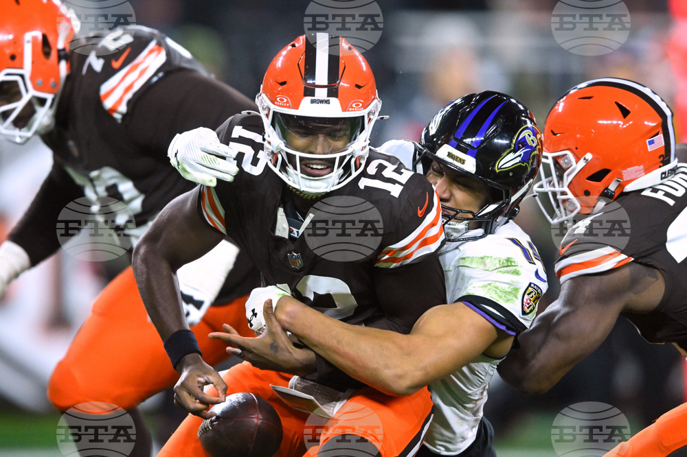 APTOPIX Ravens Browns Football