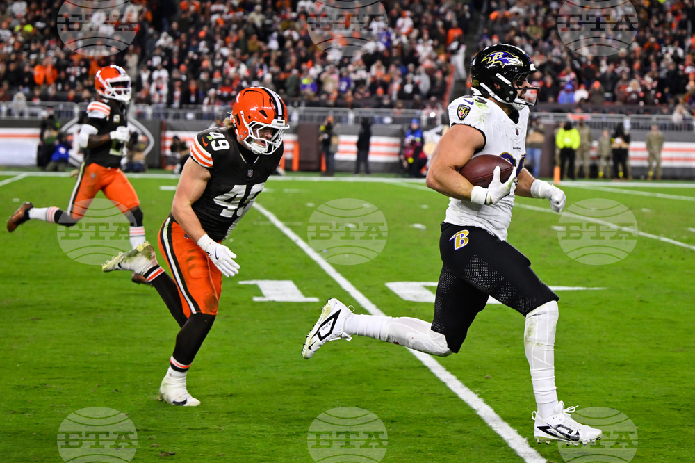 APTOPIX Ravens Browns Football