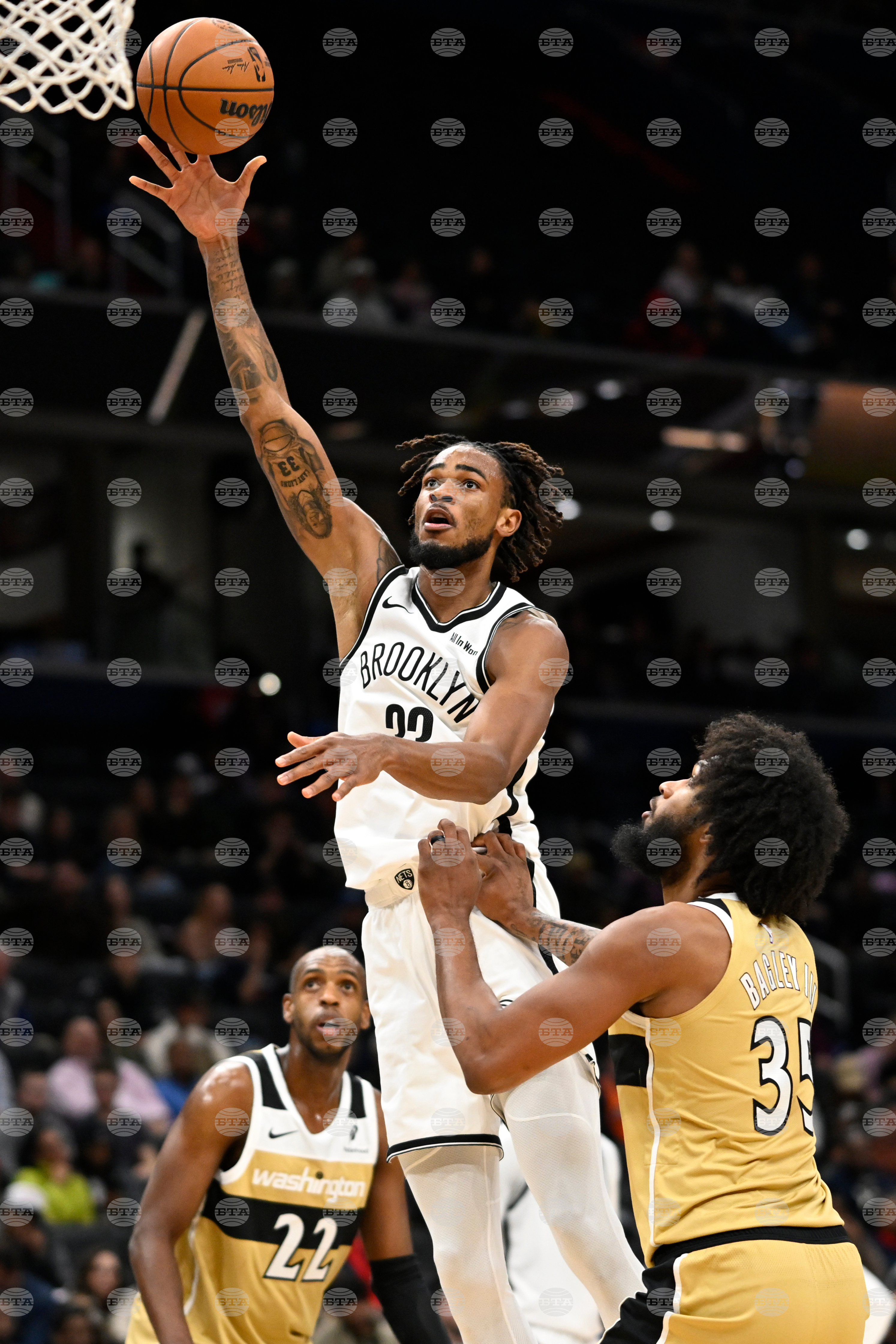 Nets Wizards Basketball