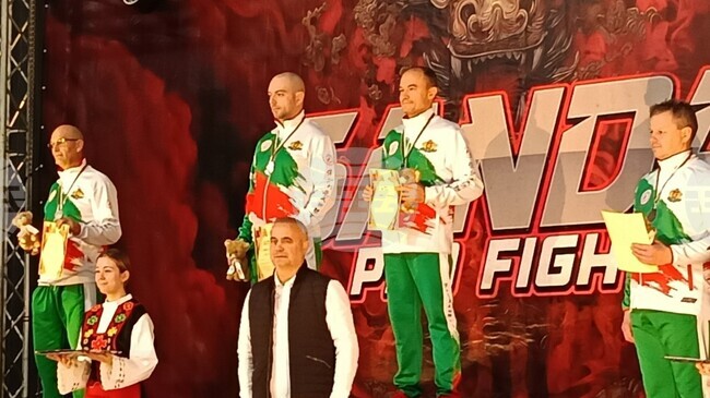 Спортен клуб по ушу от Монтана спечели пет медала Балканско първенство