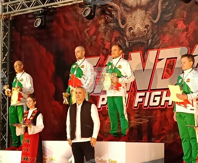 Спортен клуб по ушу от Монтана спечели пет медала Балканско първенство