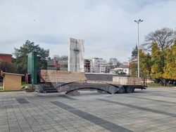 Плевен - Коледно градче - изграждане