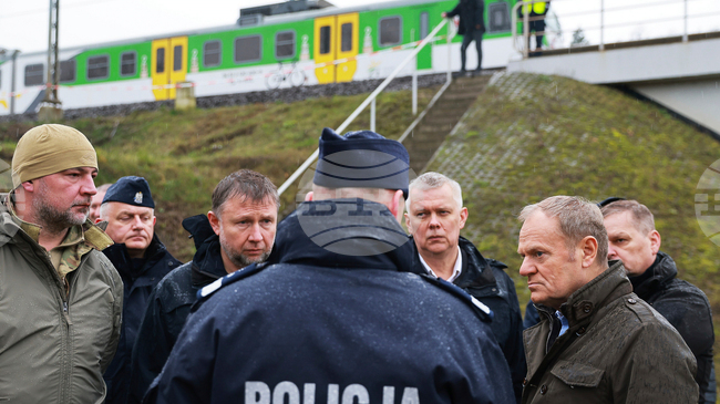 Полша потвърди за два взрива по железопътната ѝ мрежа, единият от които бе посочен като акт на саботаж