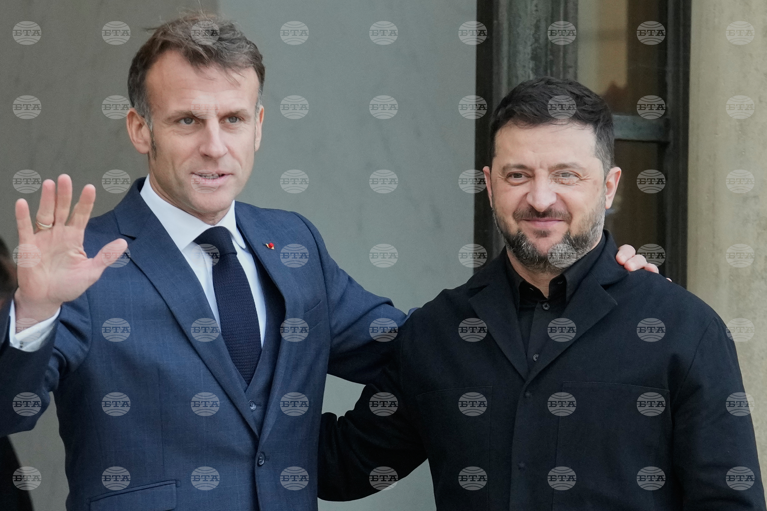 Макрон посреща Зеленски в Париж