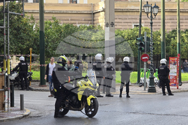 Гърция - годишнина от бунта в Атинската политехника - шествие