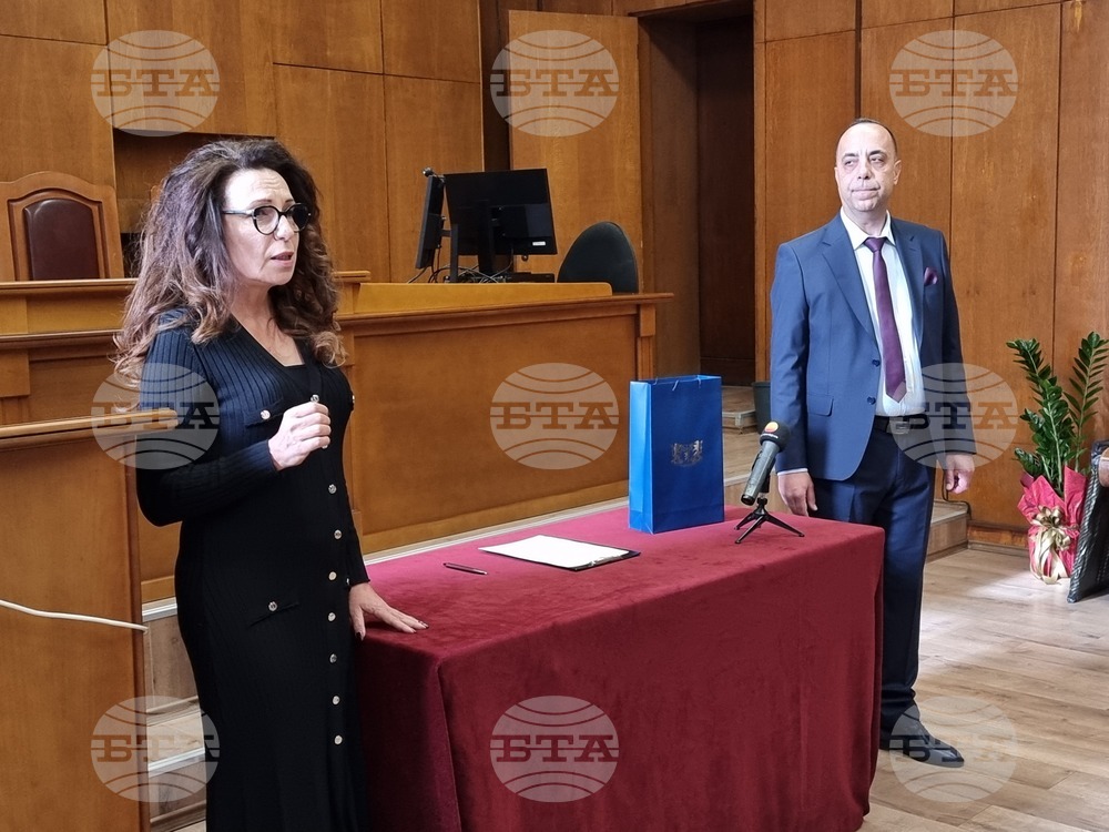 Красимир Комсалов официално встъпи в длъжност като административен ръководител на Окръжен съд – Пазарджик