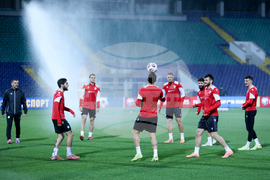 Футбол - Грузия - национален отбор - открита тренировка