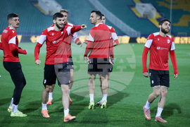 Футбол - Грузия - национален отбор - открита тренировка