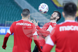 Футбол - Грузия - национален отбор - открита тренировка