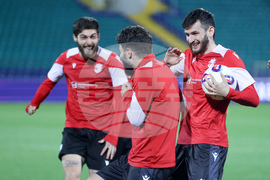 Футбол - Грузия - национален отбор - открита тренировка