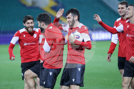 Футбол - Грузия - национален отбор - открита тренировка