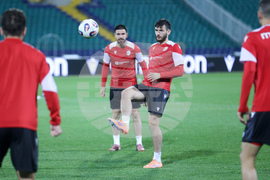 Футбол - Грузия - национален отбор - открита тренировка