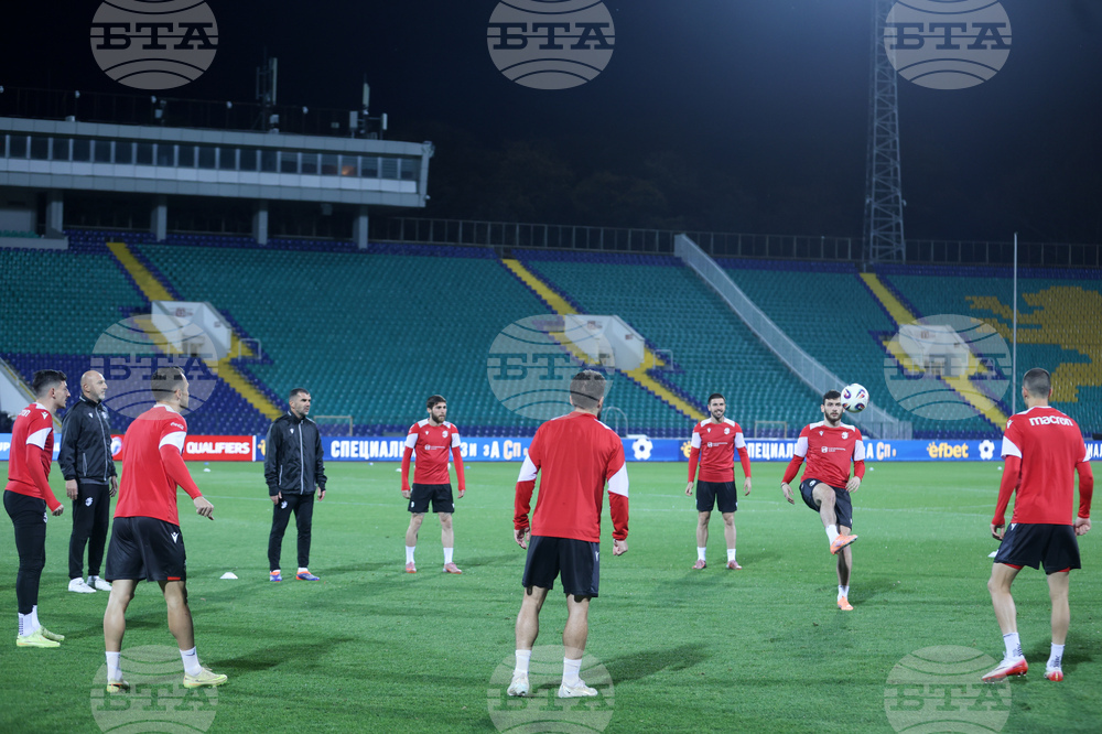 Футбол - Грузия - национален отбор - открита тренировка