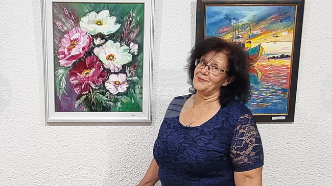 Четвърта самостоятелна изложба на инж. Нина Пишинова бе открита в Смолян