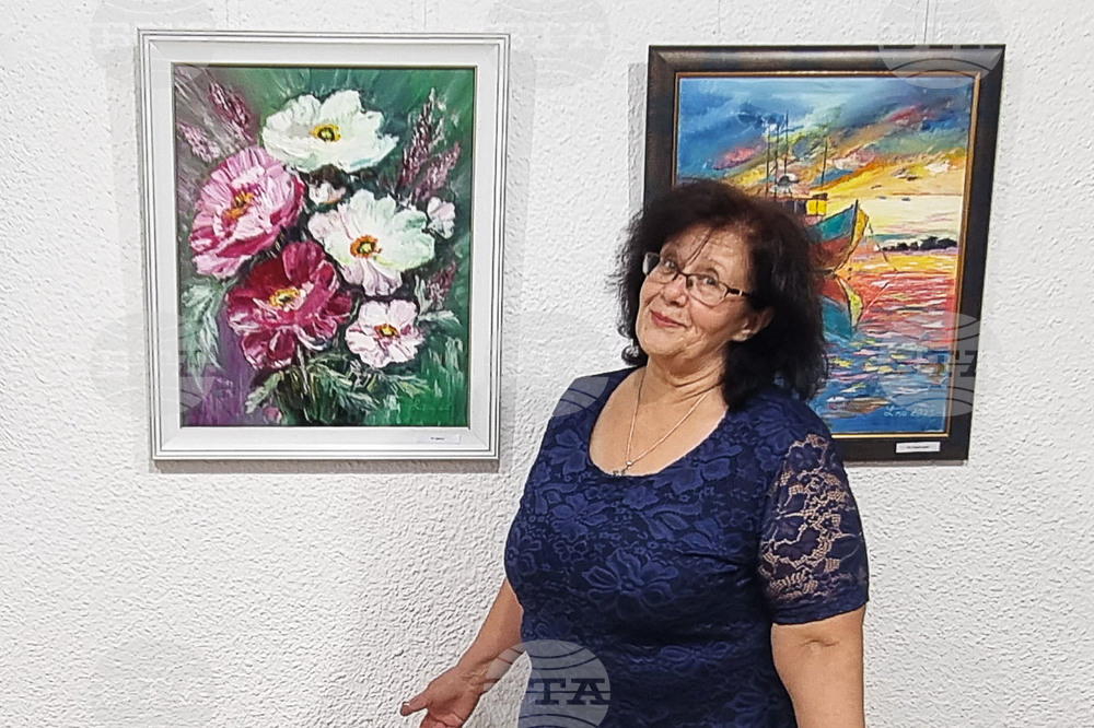 Четвърта самостоятелна изложба на инж. Нина Пишинова бе открита в Смолян