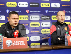 Футбол - национален отбор - пресконференция - Александър Димитров