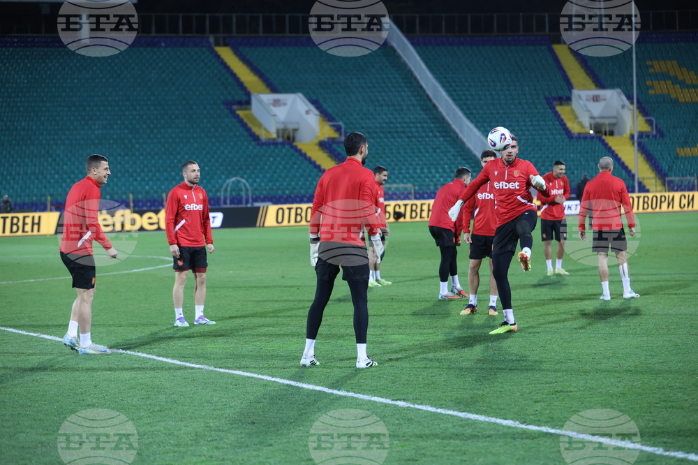 Футбол - България  - национален отбор  - открита тренировка