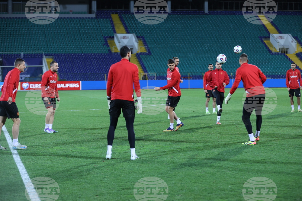 Футбол - България  - национален отбор  - открита тренировка