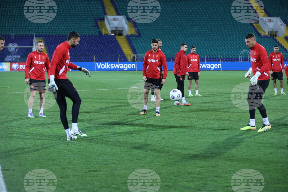 Футбол - България  - национален отбор  - открита тренировка