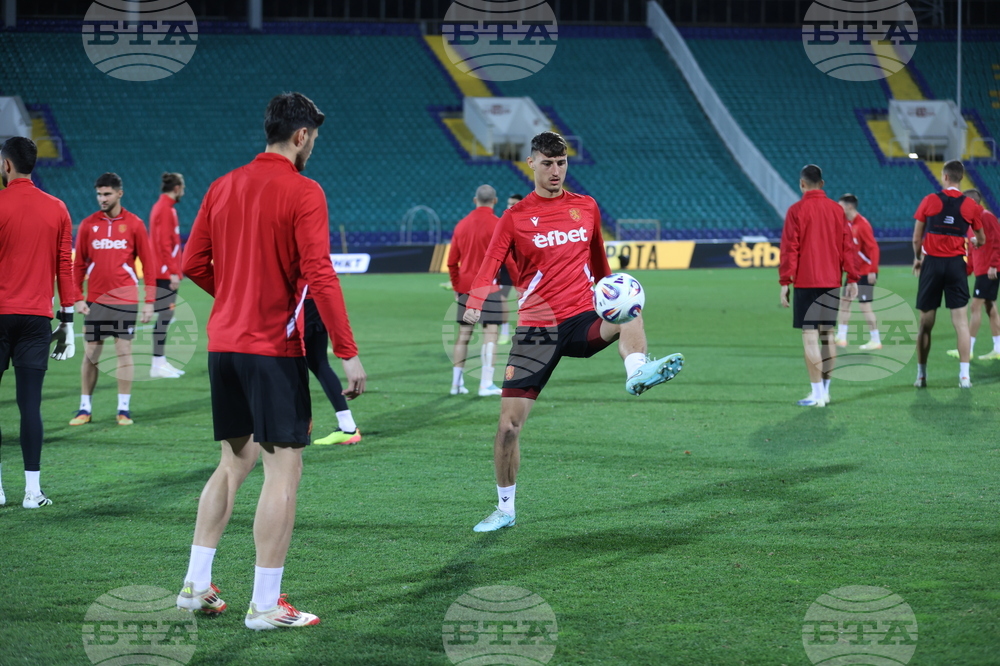 Футбол - България  - национален отбор  - открита тренировка