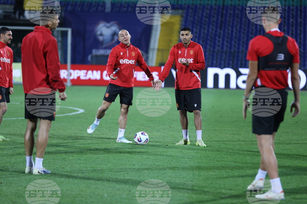 Футбол - България  - национален отбор  - открита тренировка