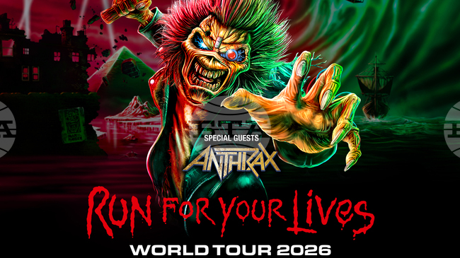 Anthrax е специален гост на Iron Maiden в София