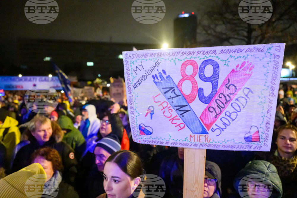 Czech RepublicSLOVAKIA Velvet Revolution Anniversary