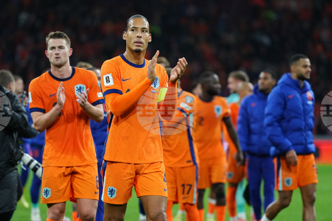 Върджил ван Дайк подобри рекорд на Франк де Бур за най-много мачове с капитанската лента на Нидерландия