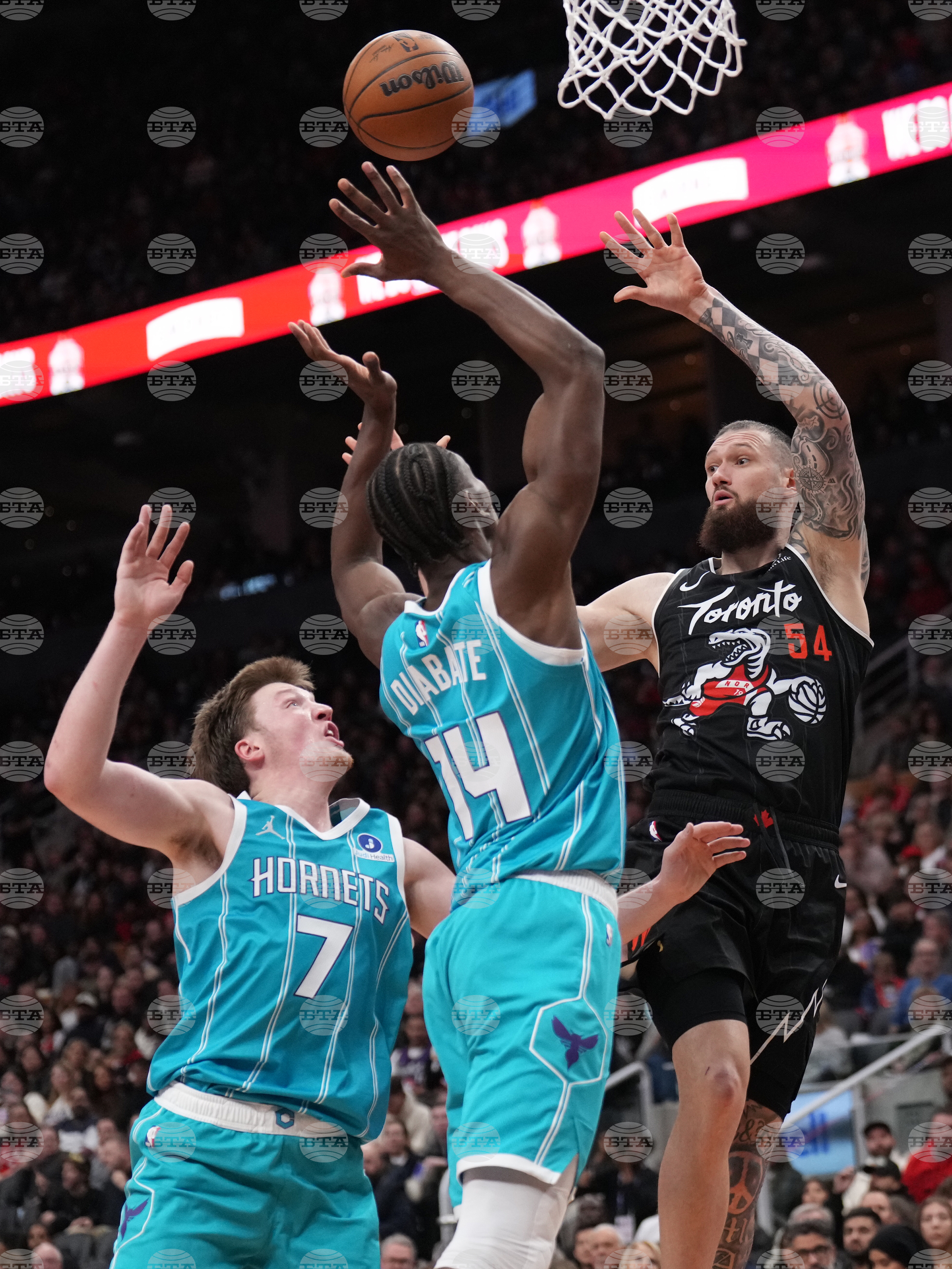 Raptors Hornets Basketball