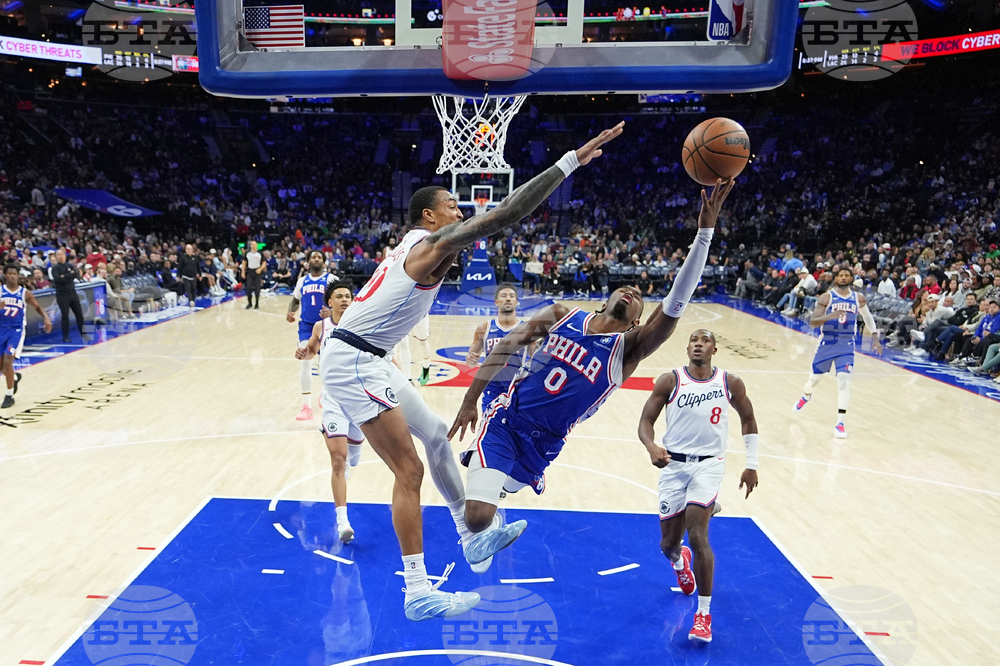 Clippers 76ers Basketball