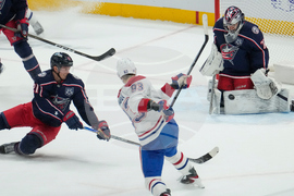 APTOPIX Canadiens Blue Jackets Hockey