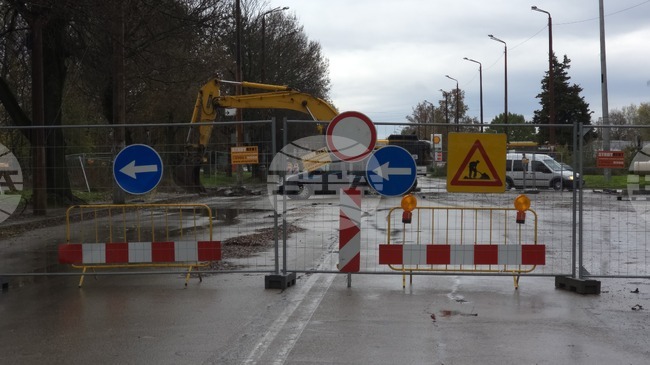 Поради ремонтни дейности е затворено кръстовище при един от входовете на Видин