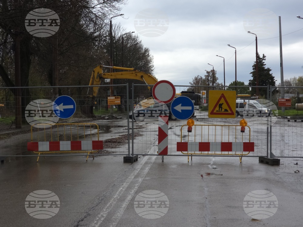 Поради ремонтни дейности е затворено кръстовище при един от входовете на Видин