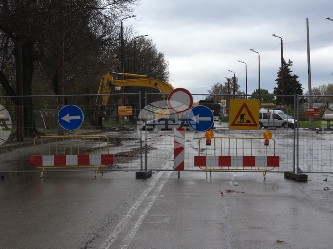Поради ремонтни дейности е затворено кръстовище при един от входовете на Видин