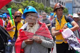 Peru Miners Protest