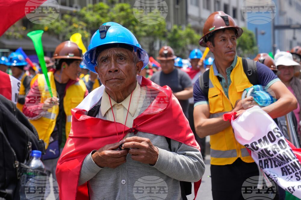Peru Miners Protest