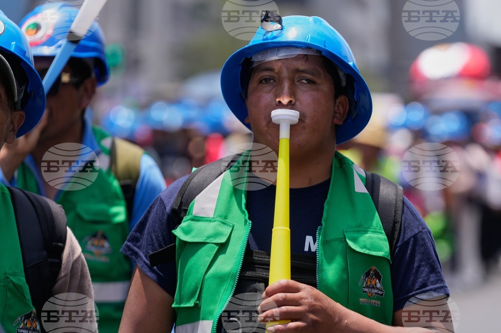 Peru Miners Protest