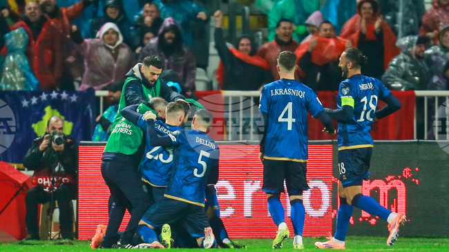 Косовските футболисти ще си поделят бонус от 1,5 милиона евро, ако стигнат до Световното първенство