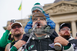 CFL Grey Cup Roughriders Parade Football